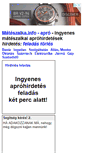 Mobile Screenshot of mateszalka.info